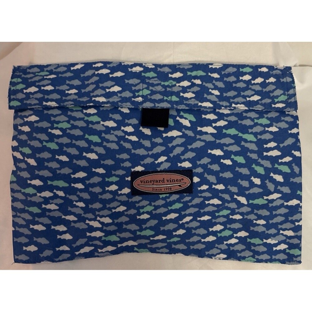 Vineyard Vines Swim Beach Accessory Bag Pouch Travel Pool Beach Vaca,  Sz 8 x 11